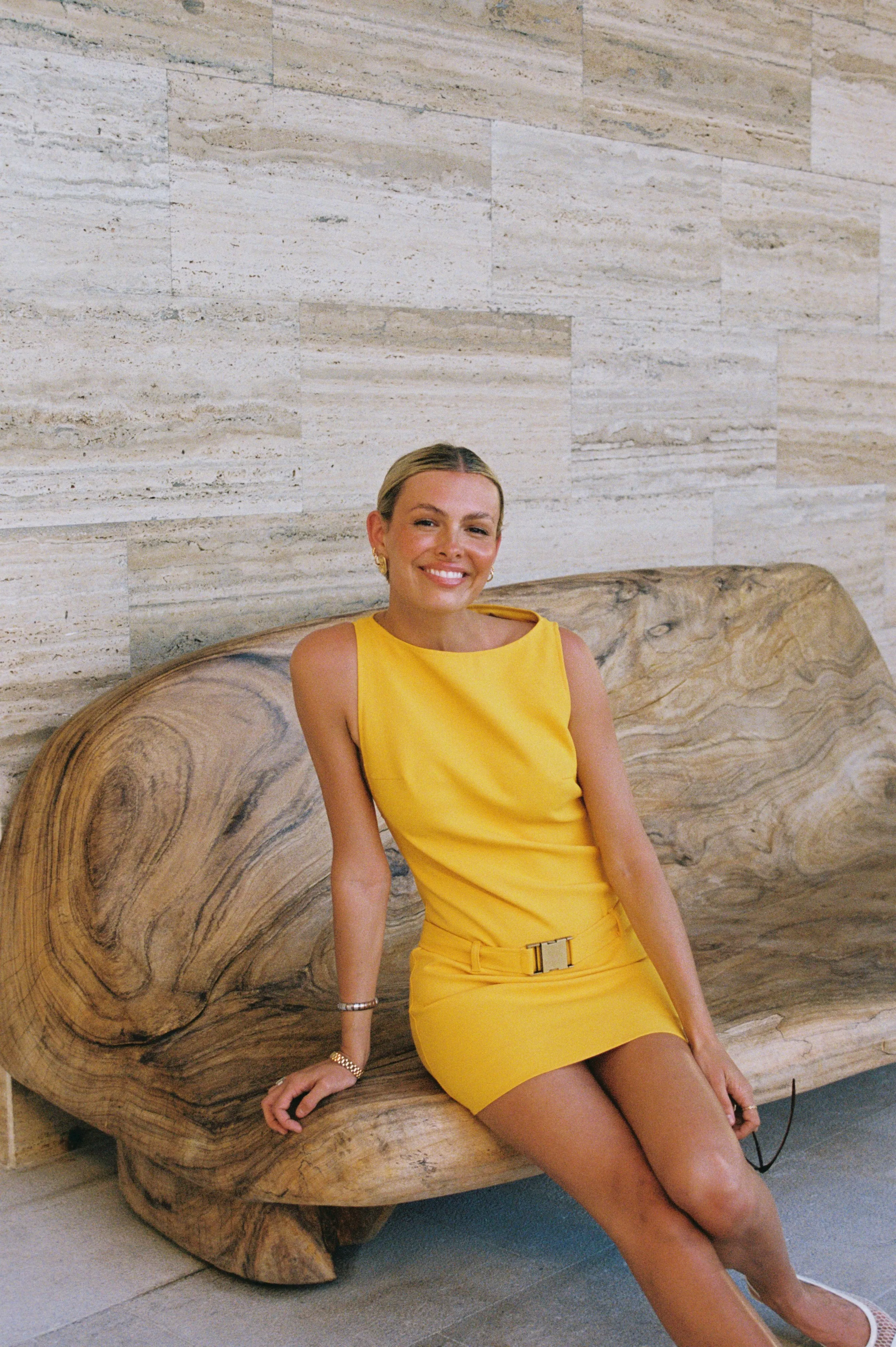 Danielle Buckled Dress — Gilded