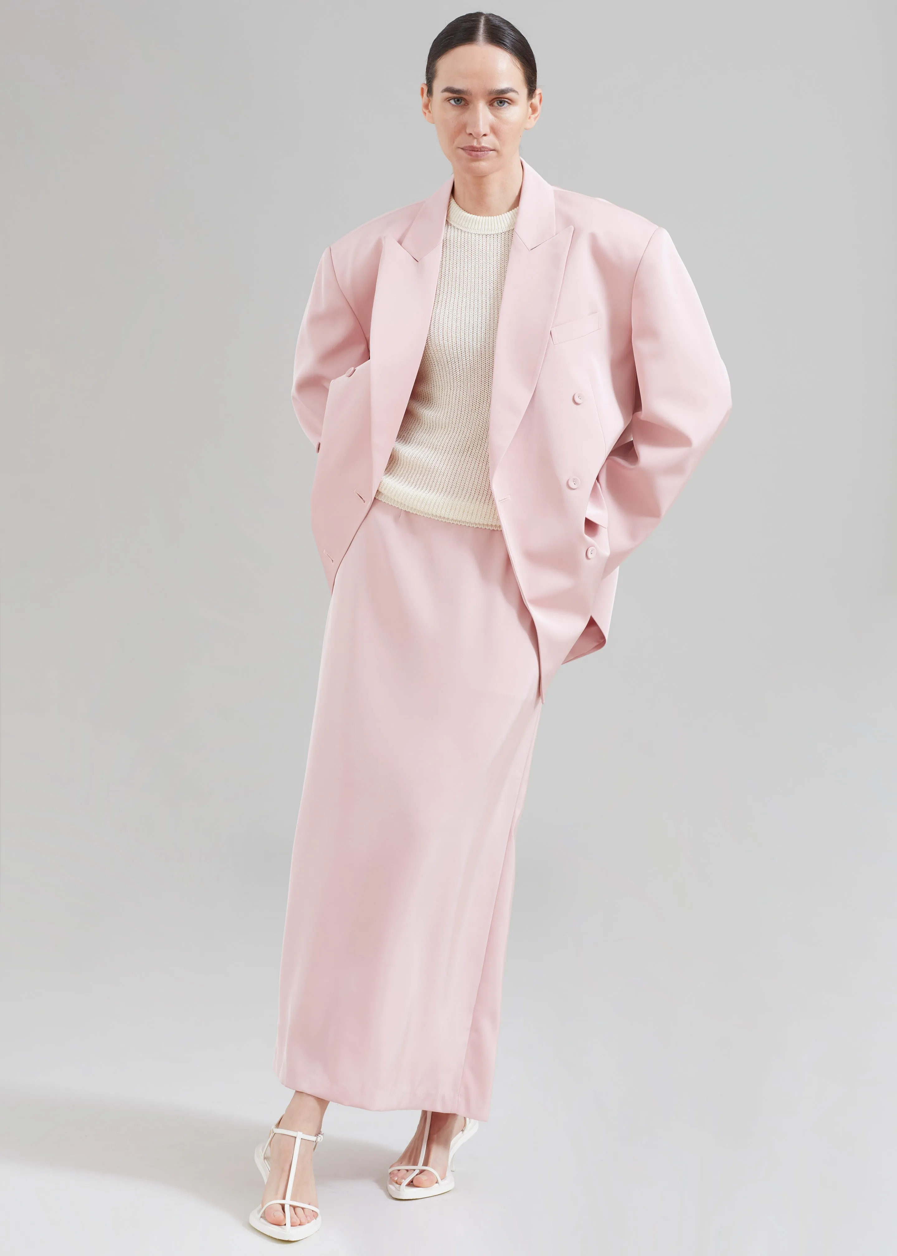 Demi Pencil Skirt - Pink