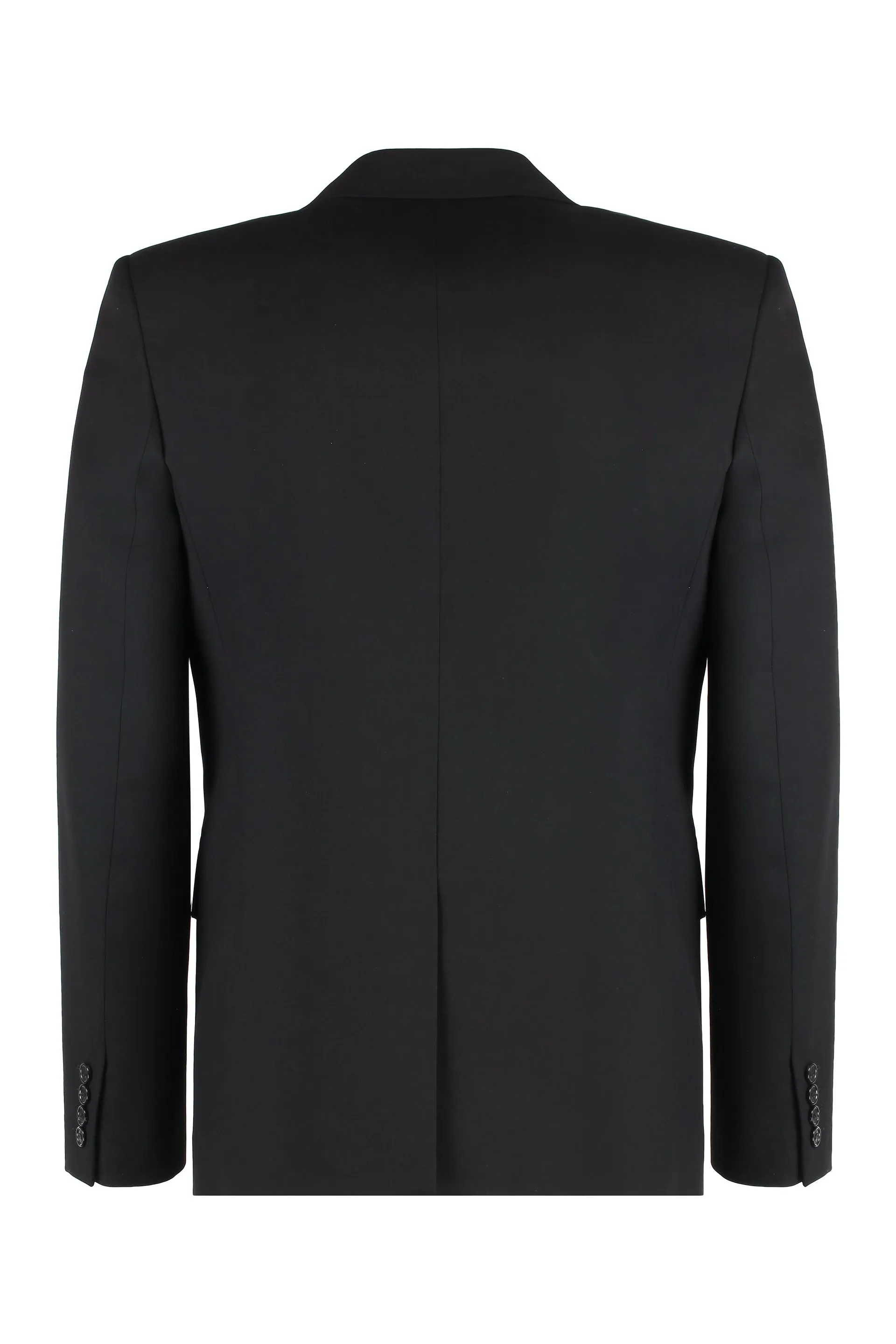 Double-breasted gabardine jacket