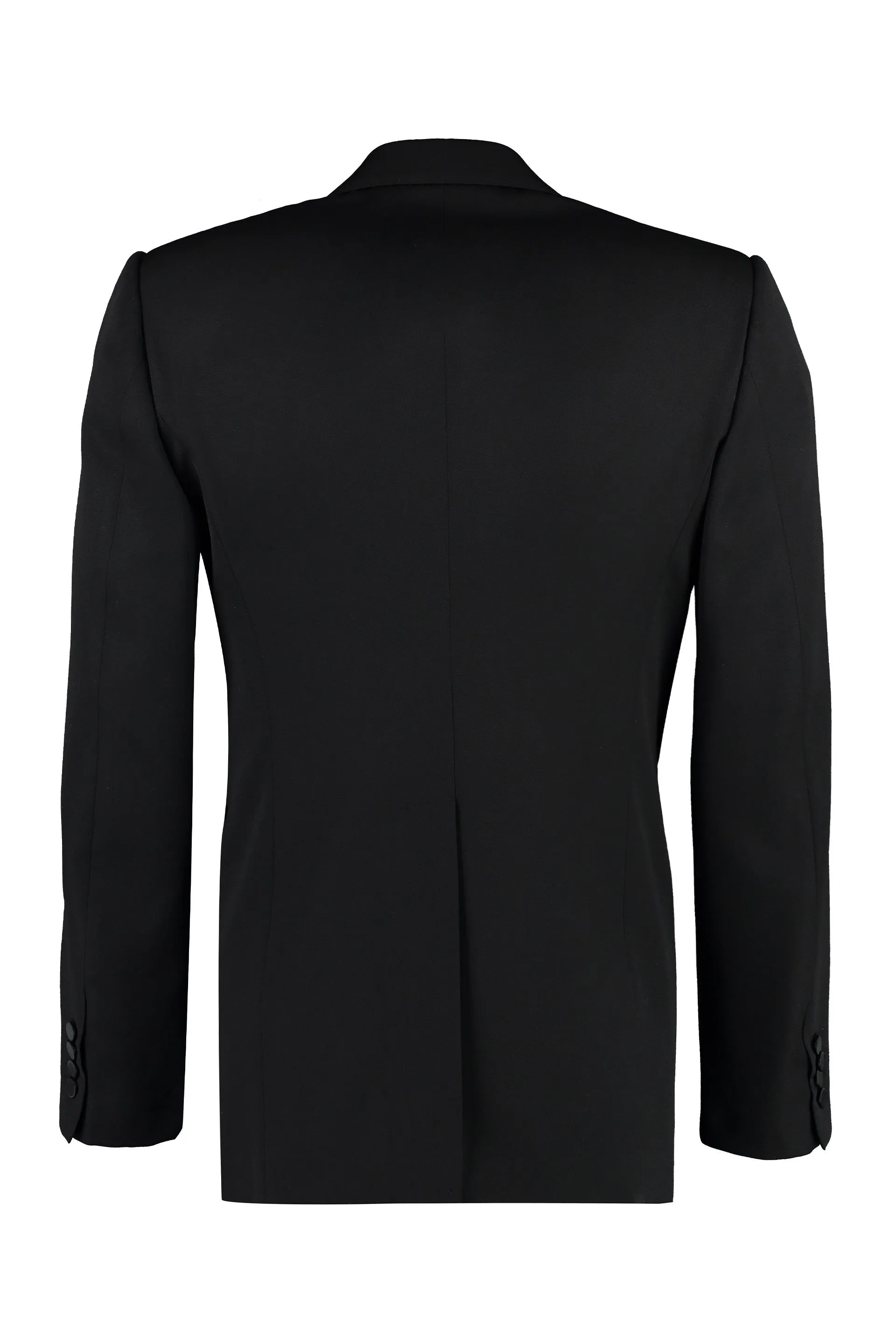 Double-breasted wool blazer