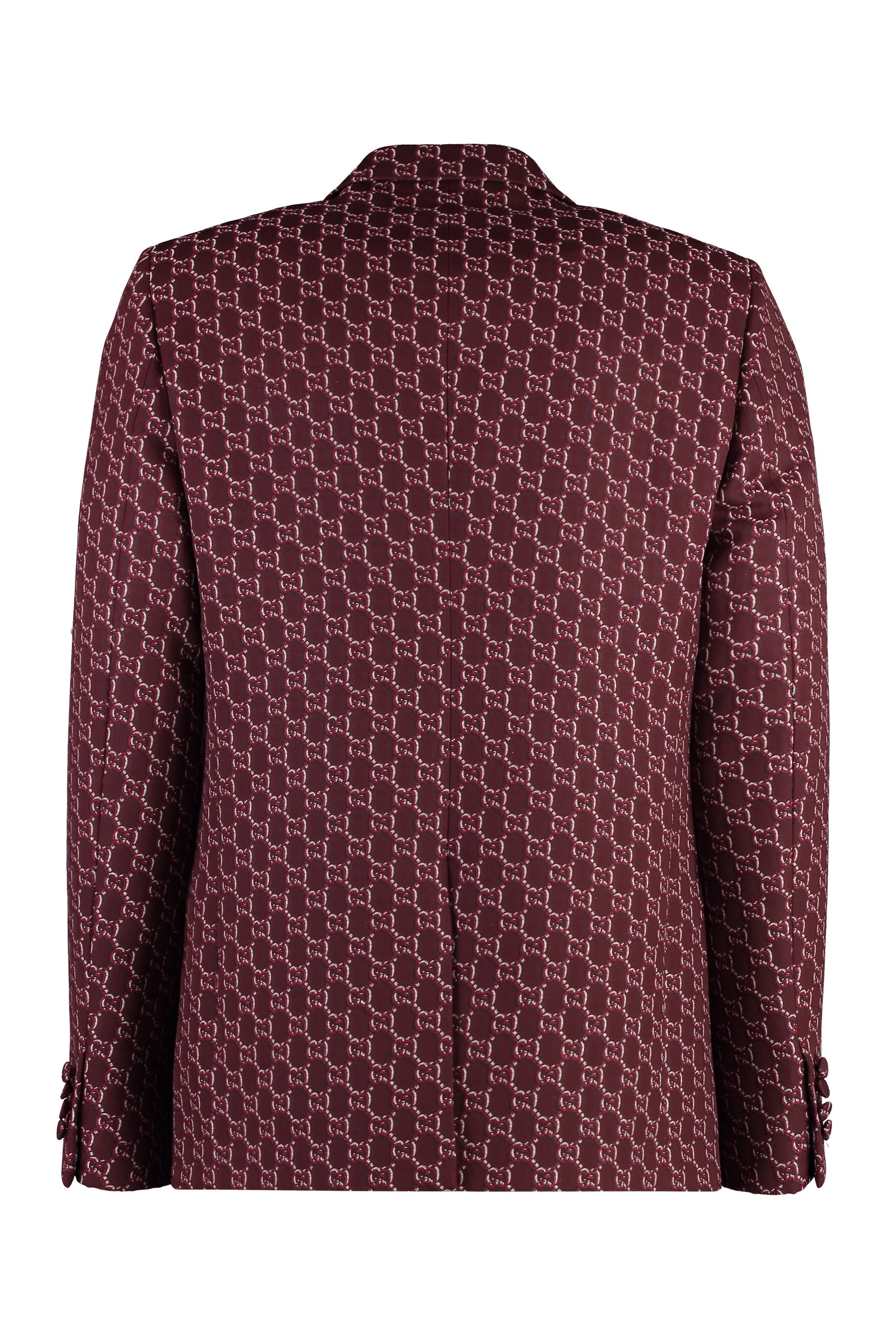 Double-breasted wool jacket
