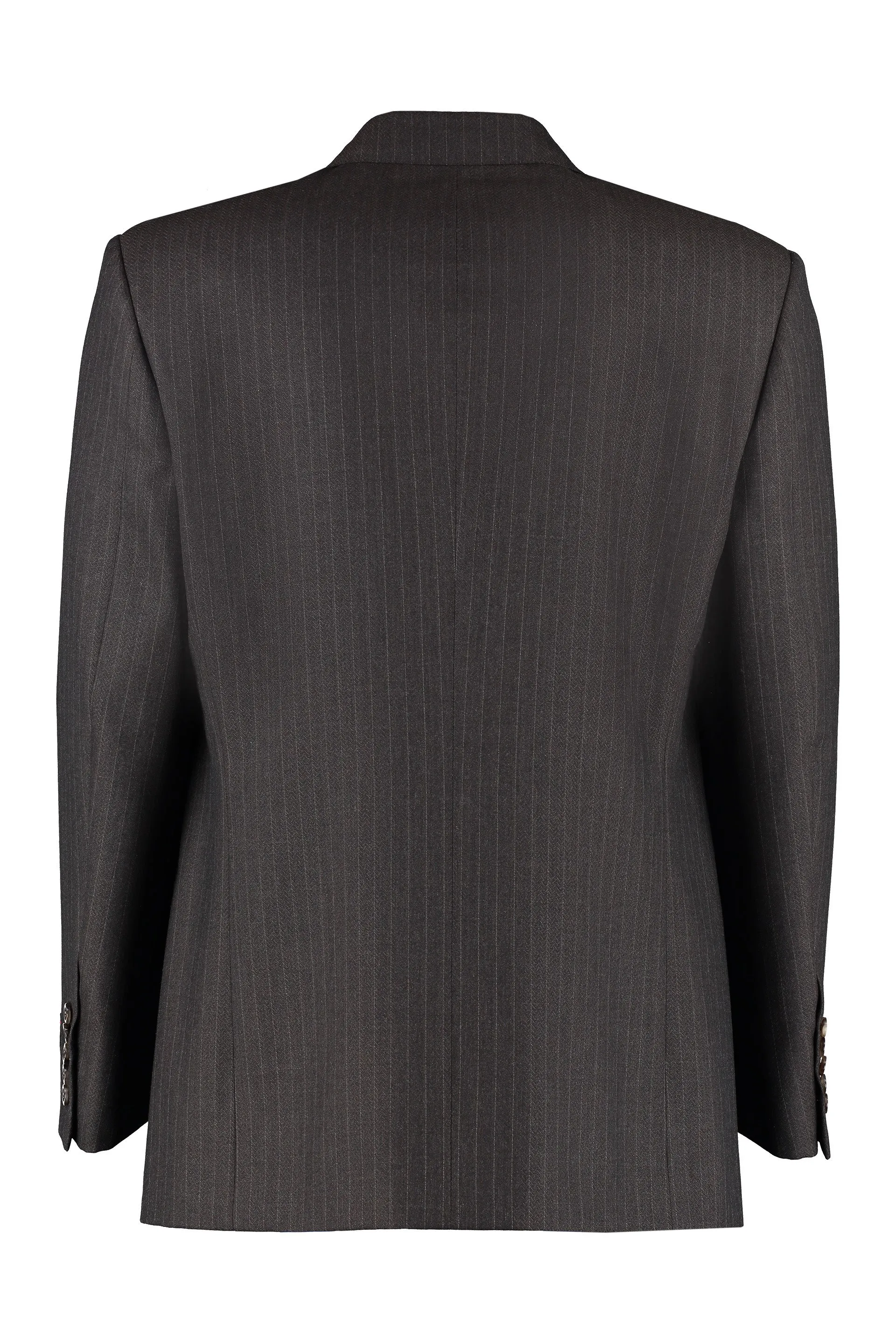 Double-breasted wool jacket