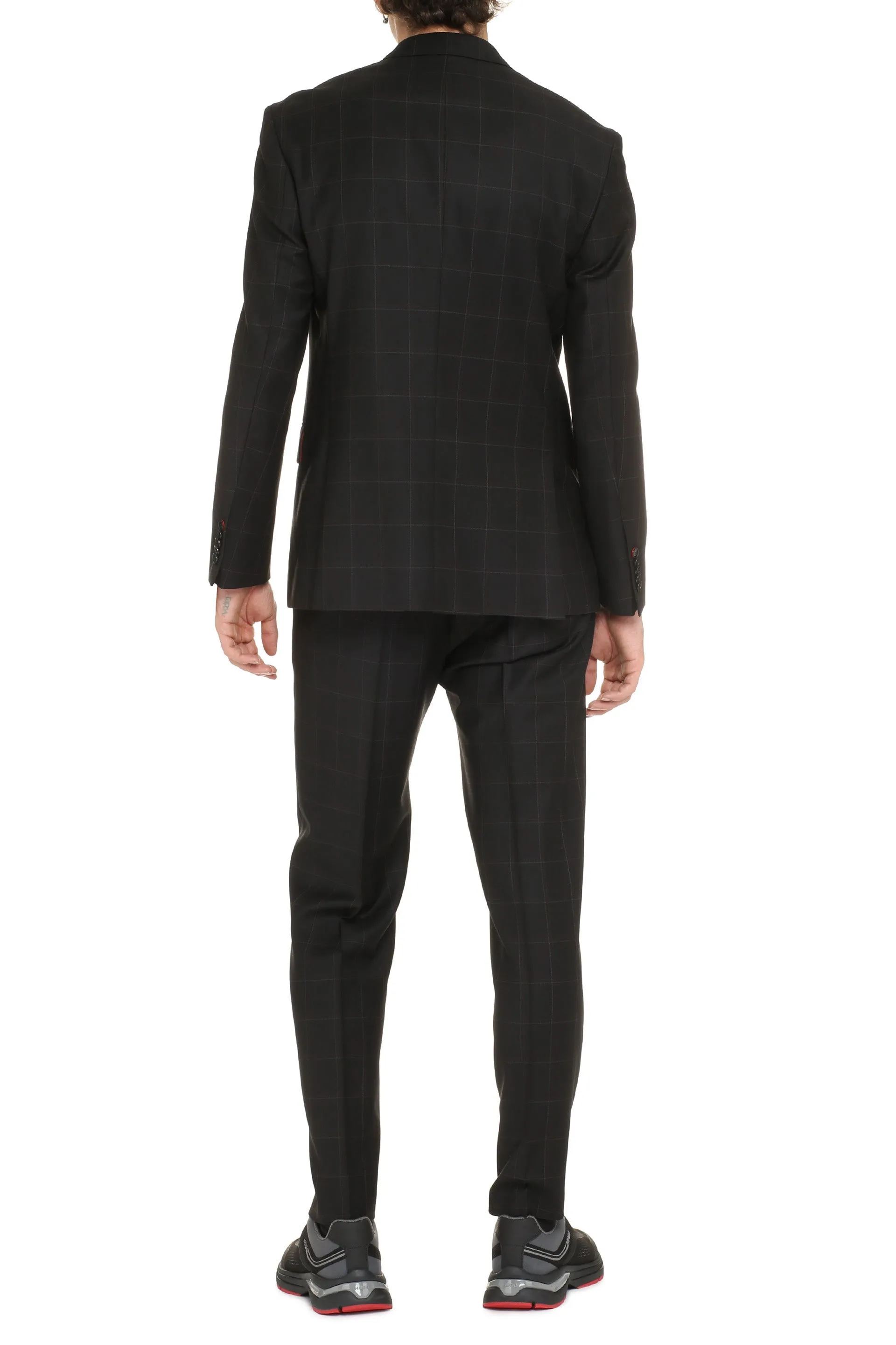 Double-breasted wool jacket