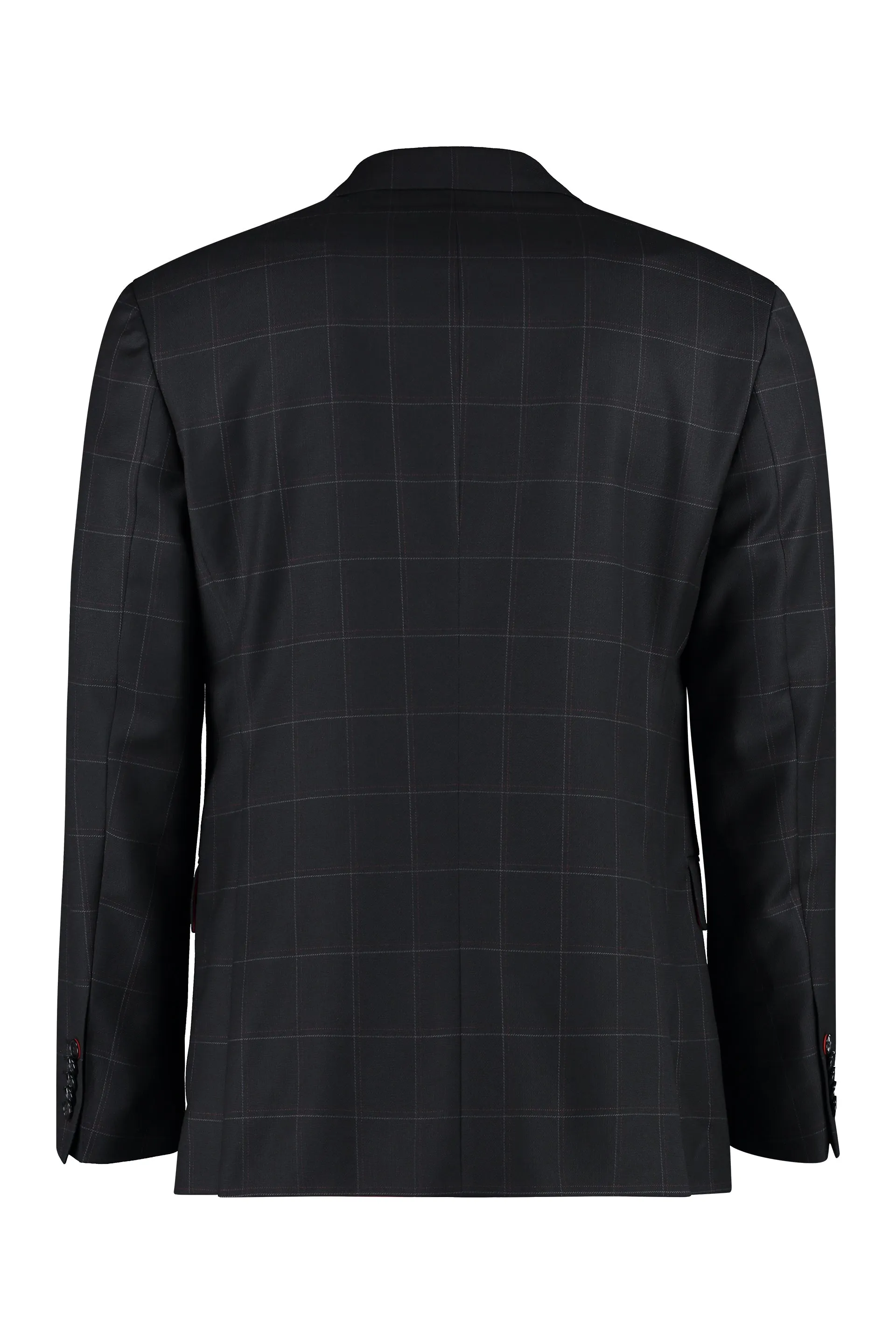 Double-breasted wool jacket