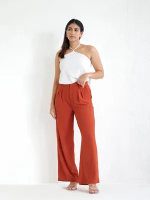 Double Pleated High Waist Pant