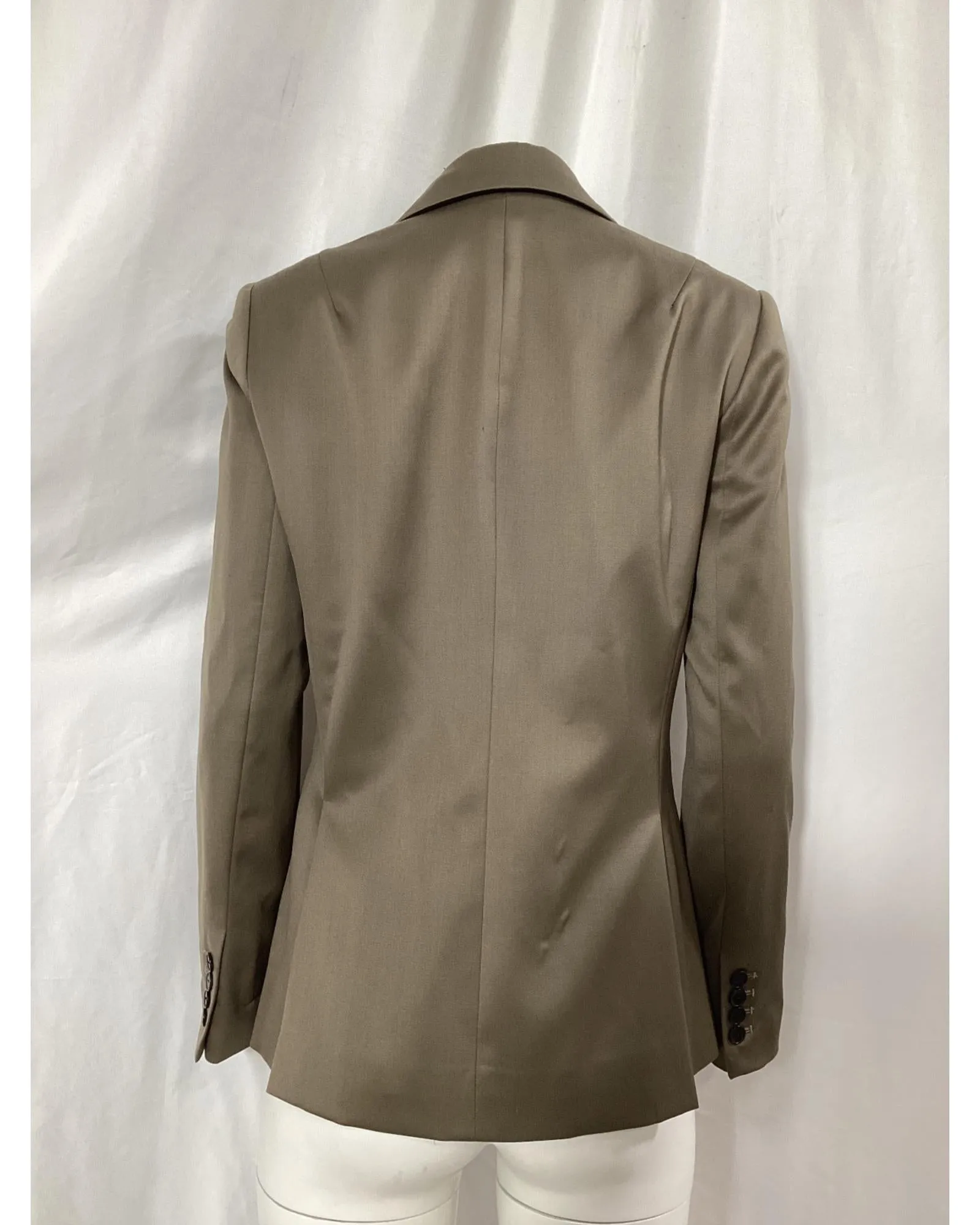 DoubleBreasted SatinLapel Blazer