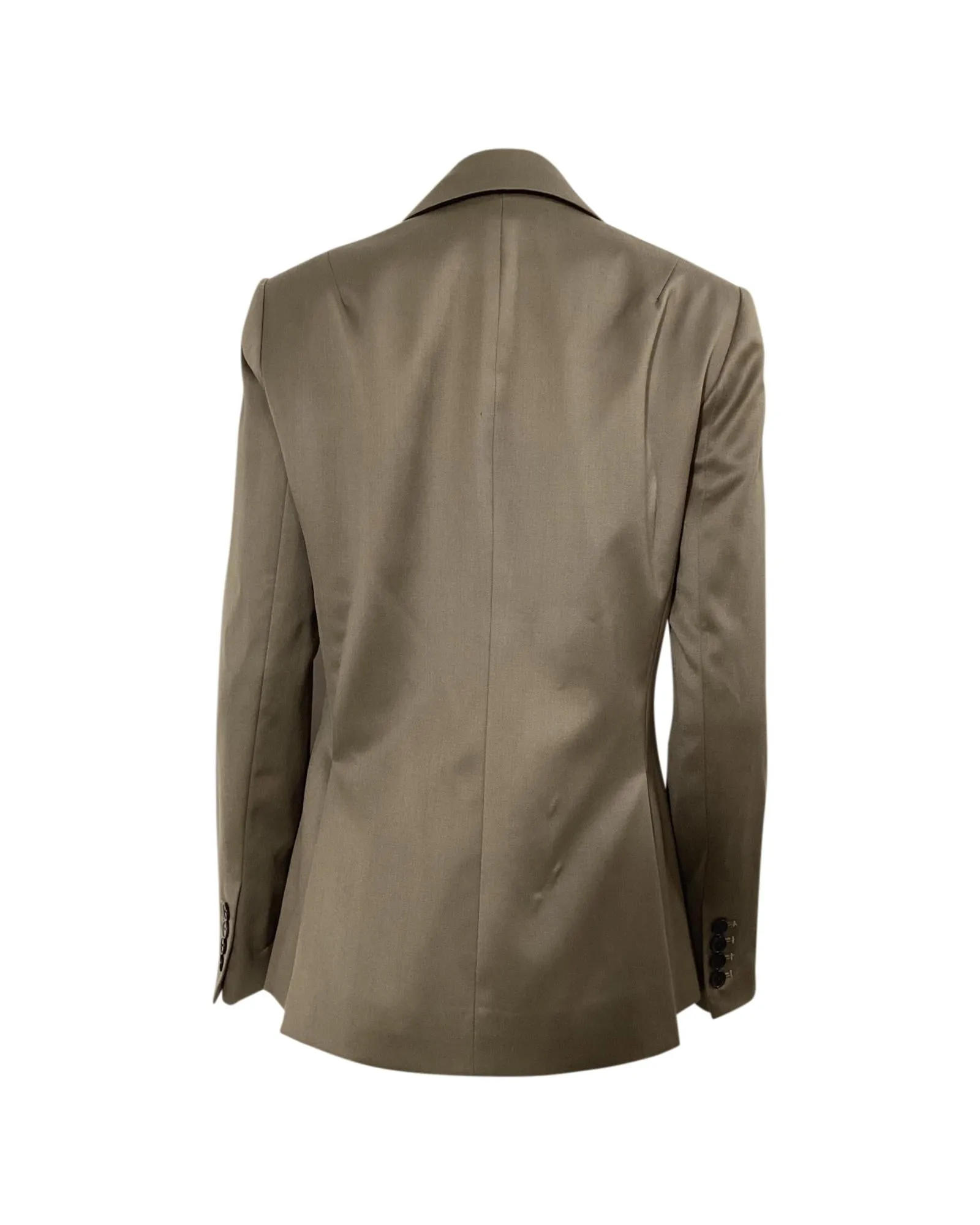 DoubleBreasted SatinLapel Blazer