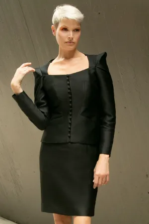 Elyse High-Waist Skirt | Black