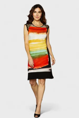 Fiorina Patterned Shift Dress