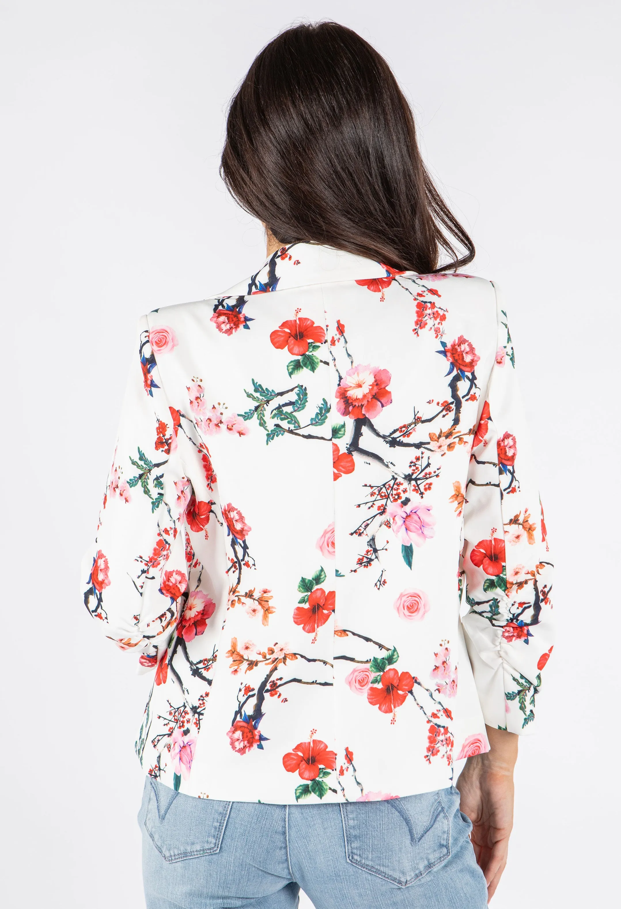 Floral Print Blazer