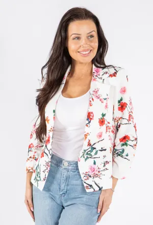 Floral Print Blazer