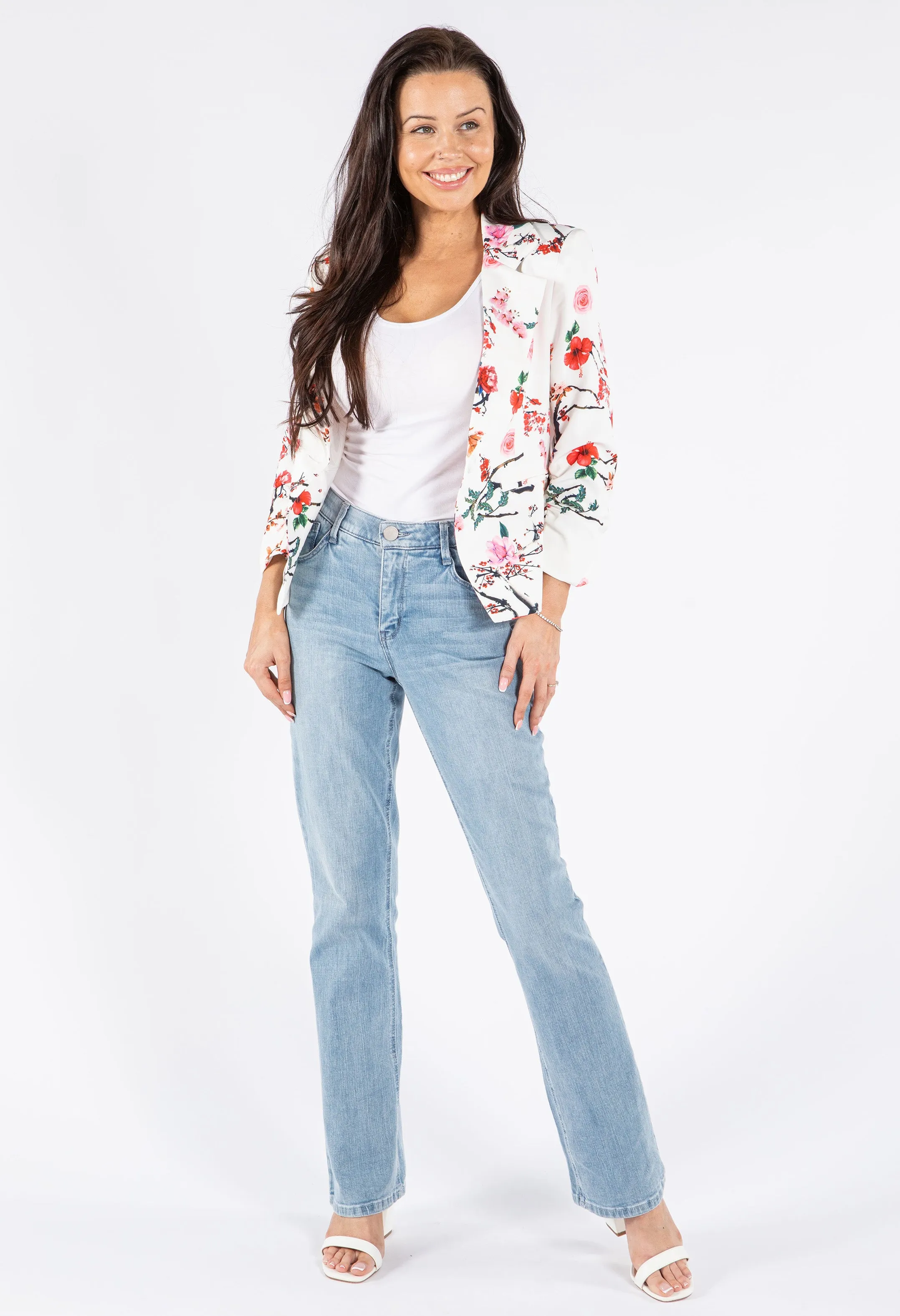 Floral Print Blazer