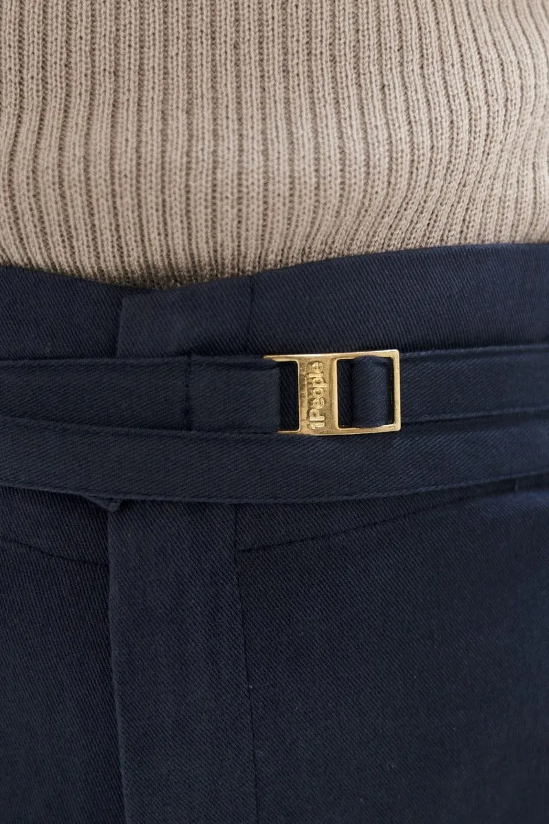 Florence Organic Cotton Wide Leg trousers | Summer Night