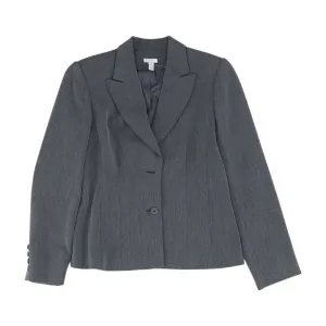 Gray Solid Blazer