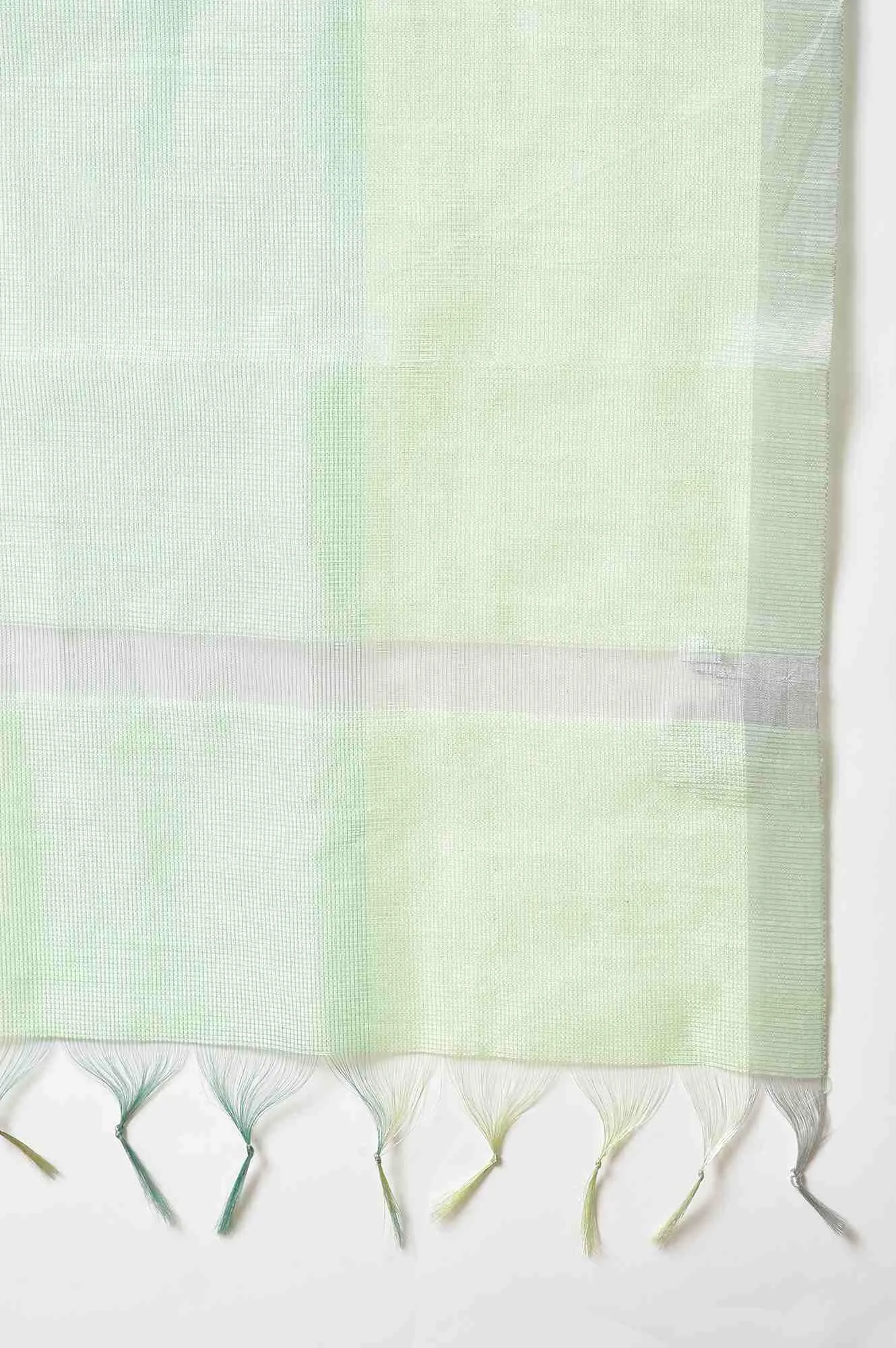 Green Yarn-Dyed Premium Dupatta
