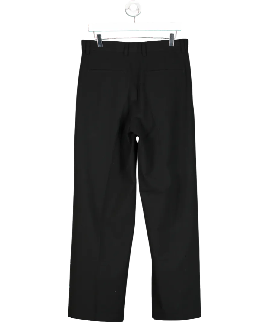 H&M Black High-waisted Tailored Trousers W30