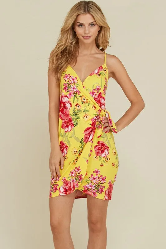 HARPER YELLOW FLORAL DRESS