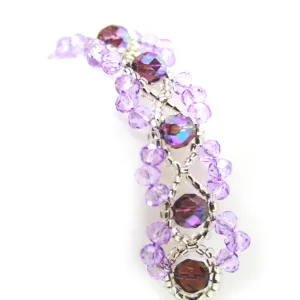 Helios: Purple Murano Bracelet