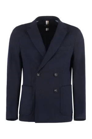 Henry double-breasted knit jacket