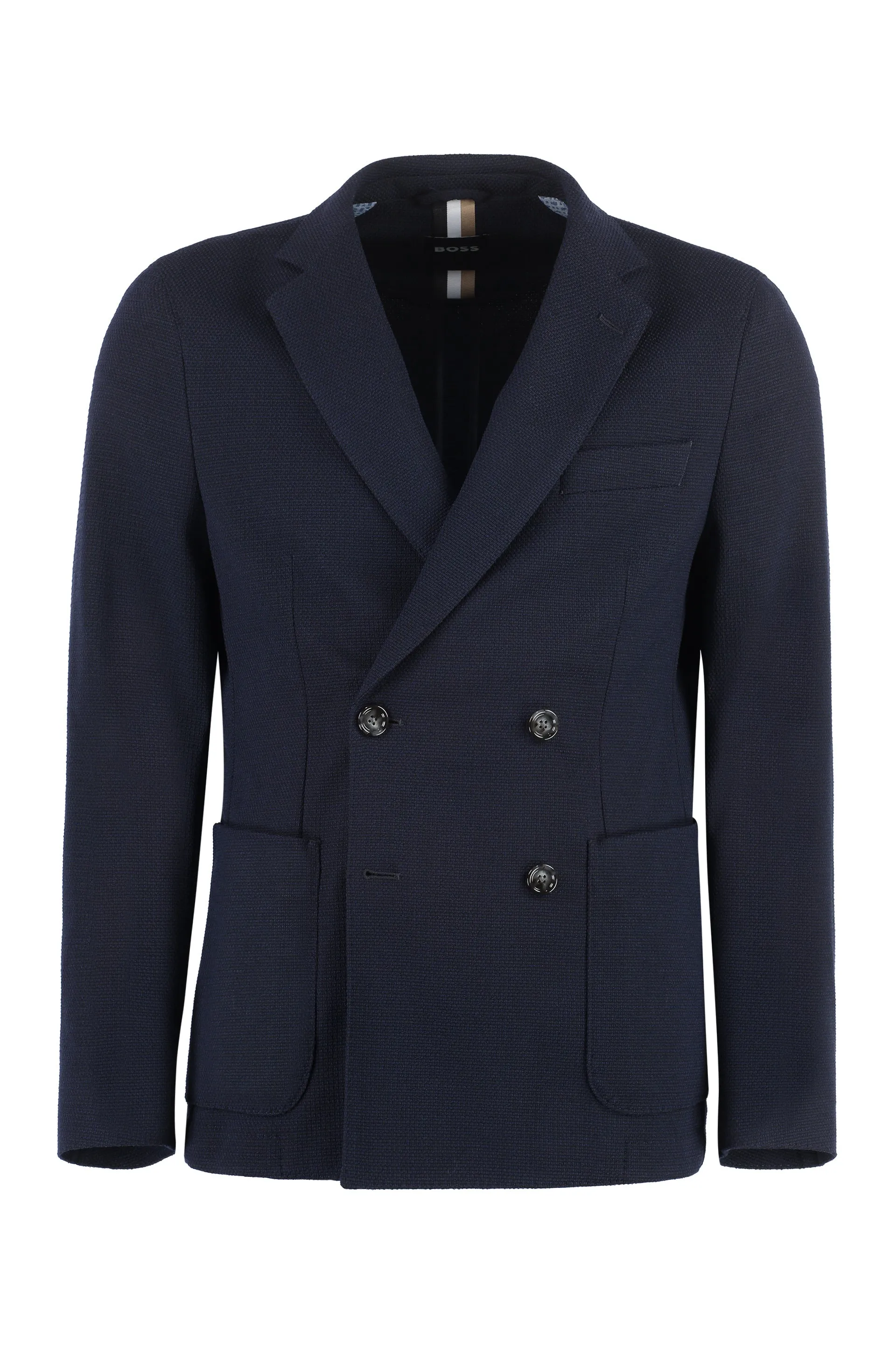 Henry double-breasted knit jacket