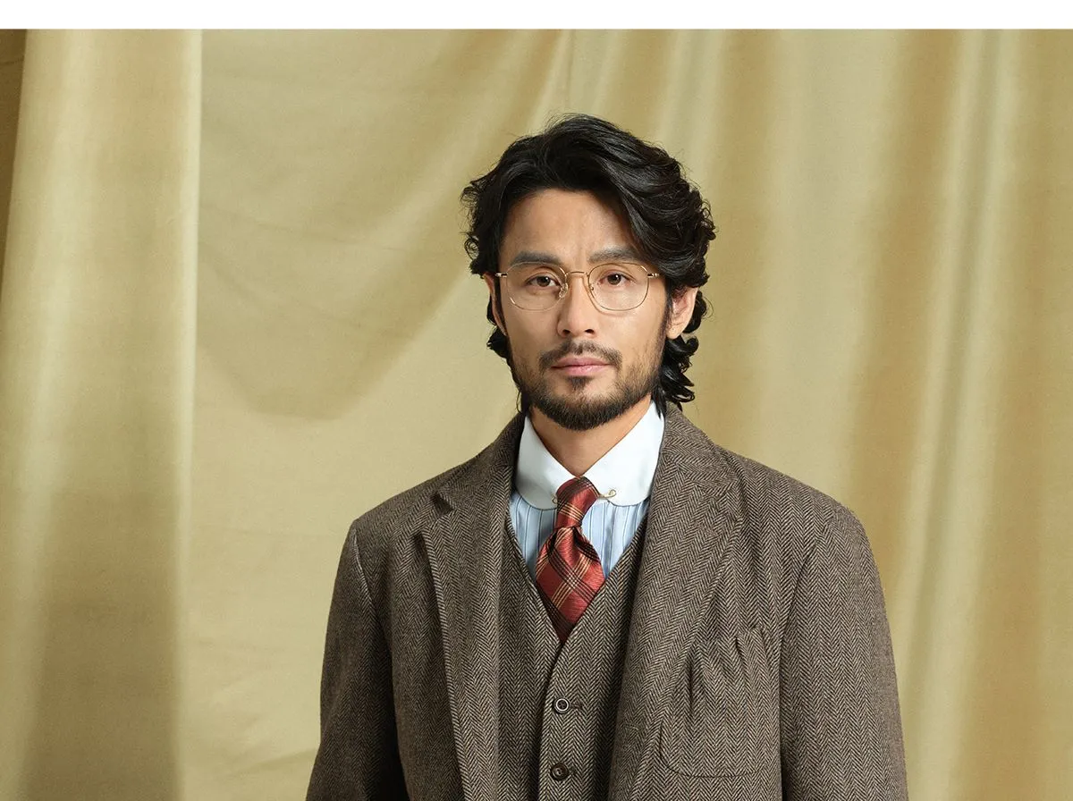 Herringbone Wool Three-Piece Suit