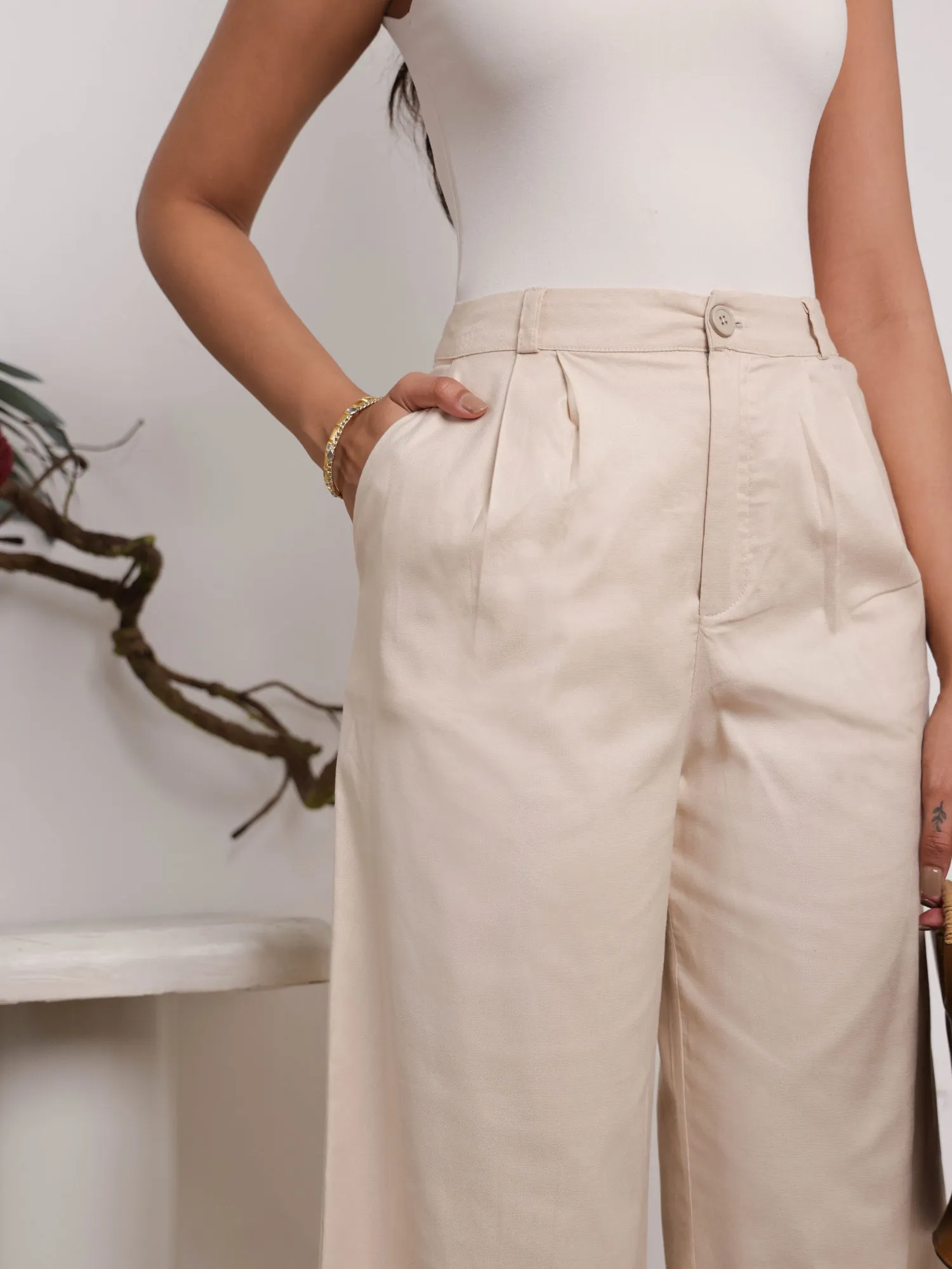 High Waist Culotte