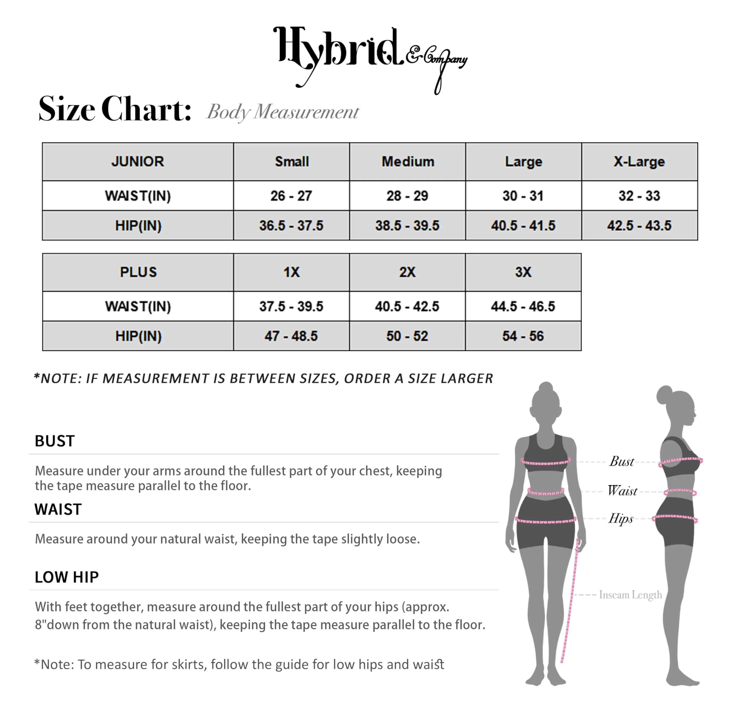 Hybrid & Company Womens Nylon Ponte Stretch Office Pencil Skirt Made Below Knee KSK45002 1073T Black M