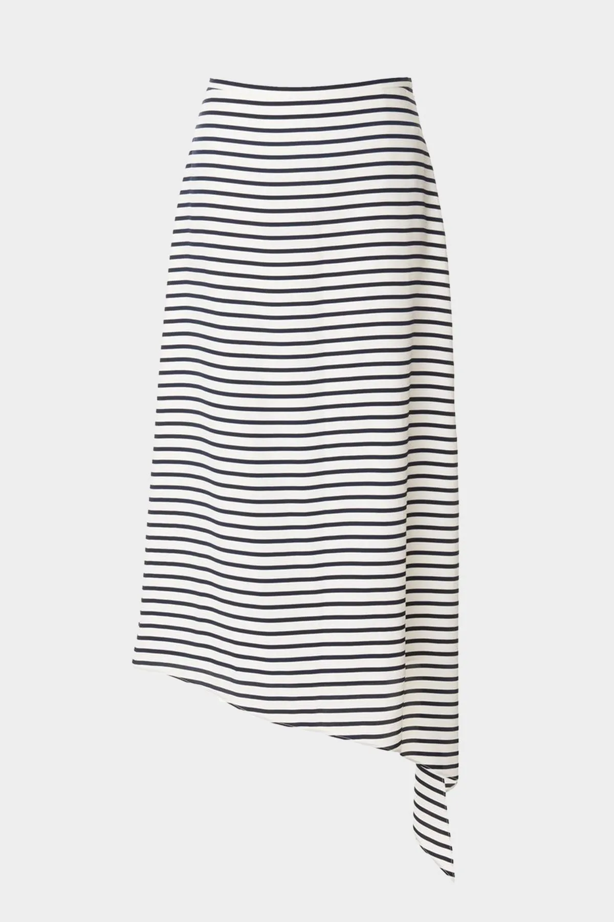 Identity Stripe Pencil Skirt in Black Multi