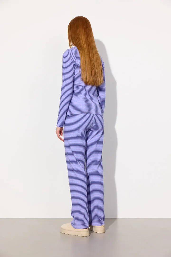 Indie Trousers - Purple Striped