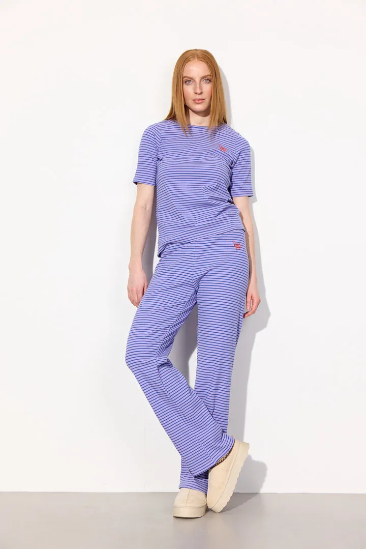 Indie Trousers - Purple Striped