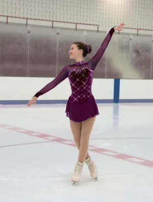 J601/22 Once Upon A Time Dress Rich Purple