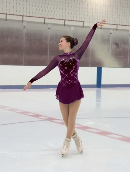 J601/22 Once Upon A Time Dress Rich Purple