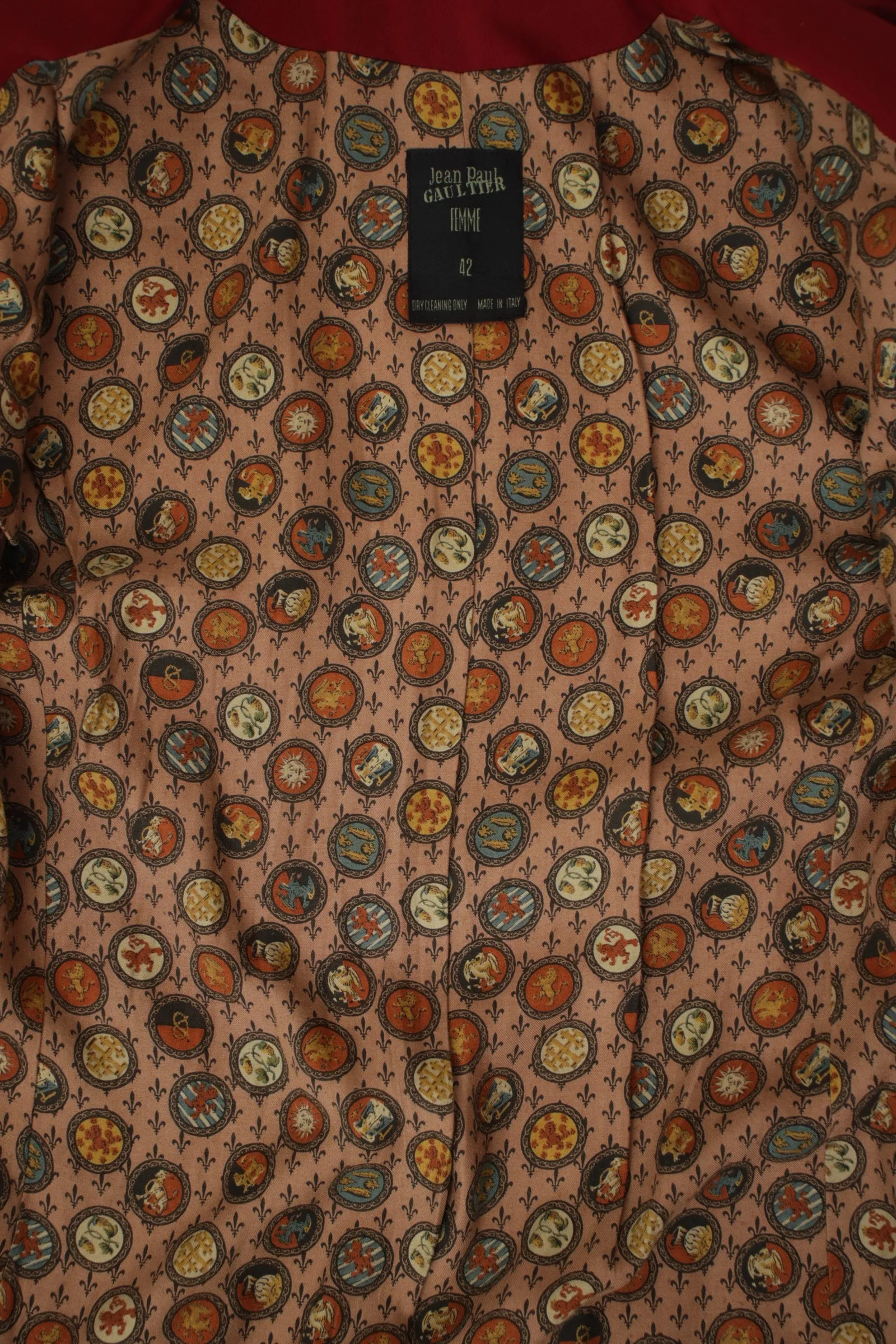 Jean Paul Gaultier Novelty Lining Blazer