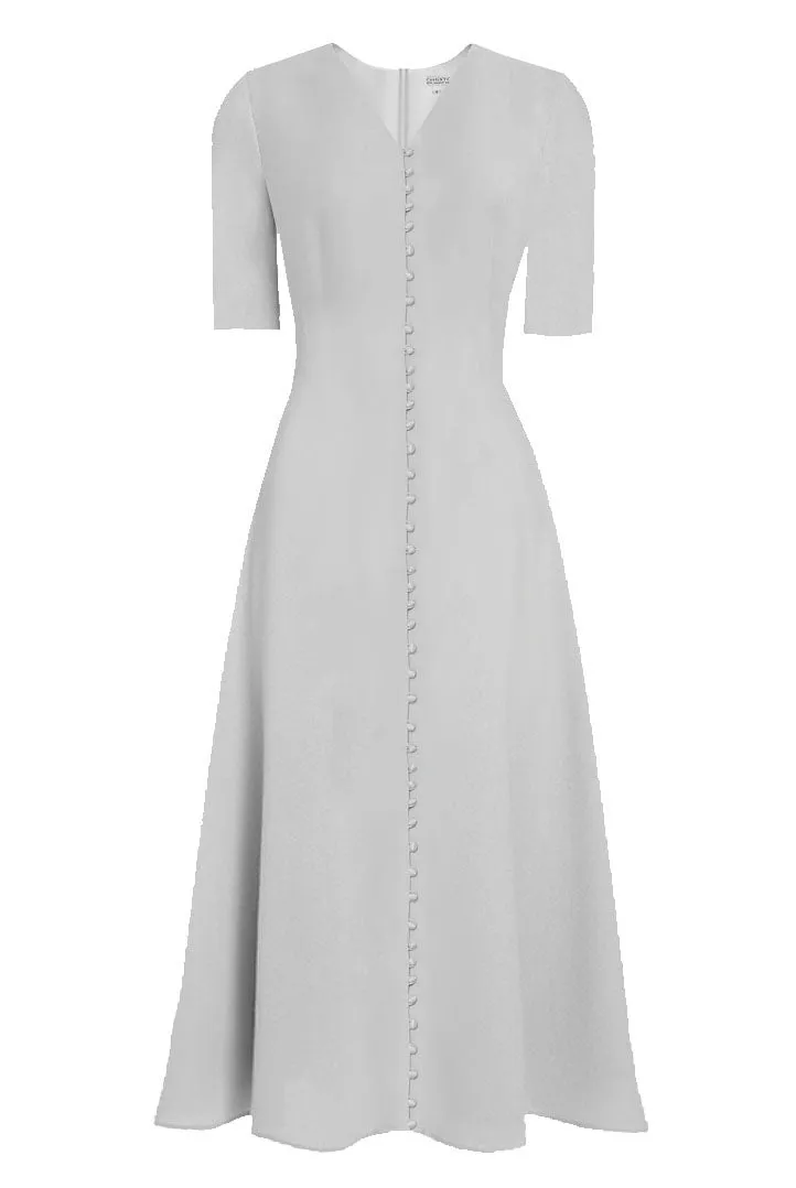 Joren Button Down Design Midi Dress