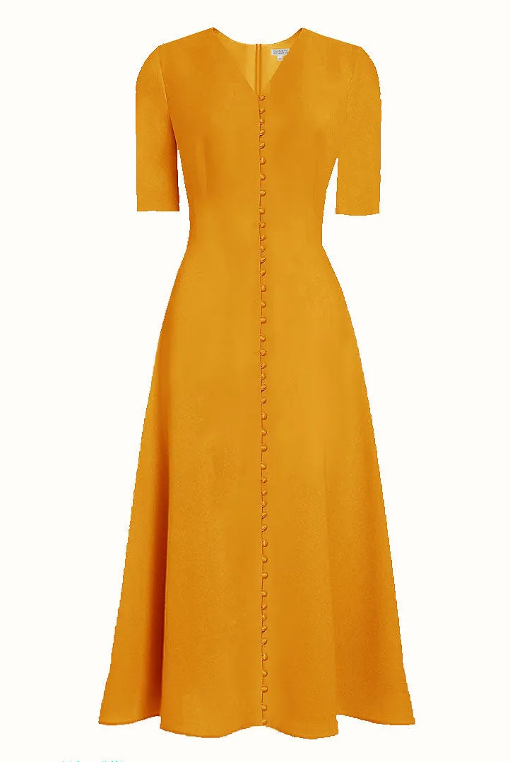 Joren Button Down Design Midi Dress