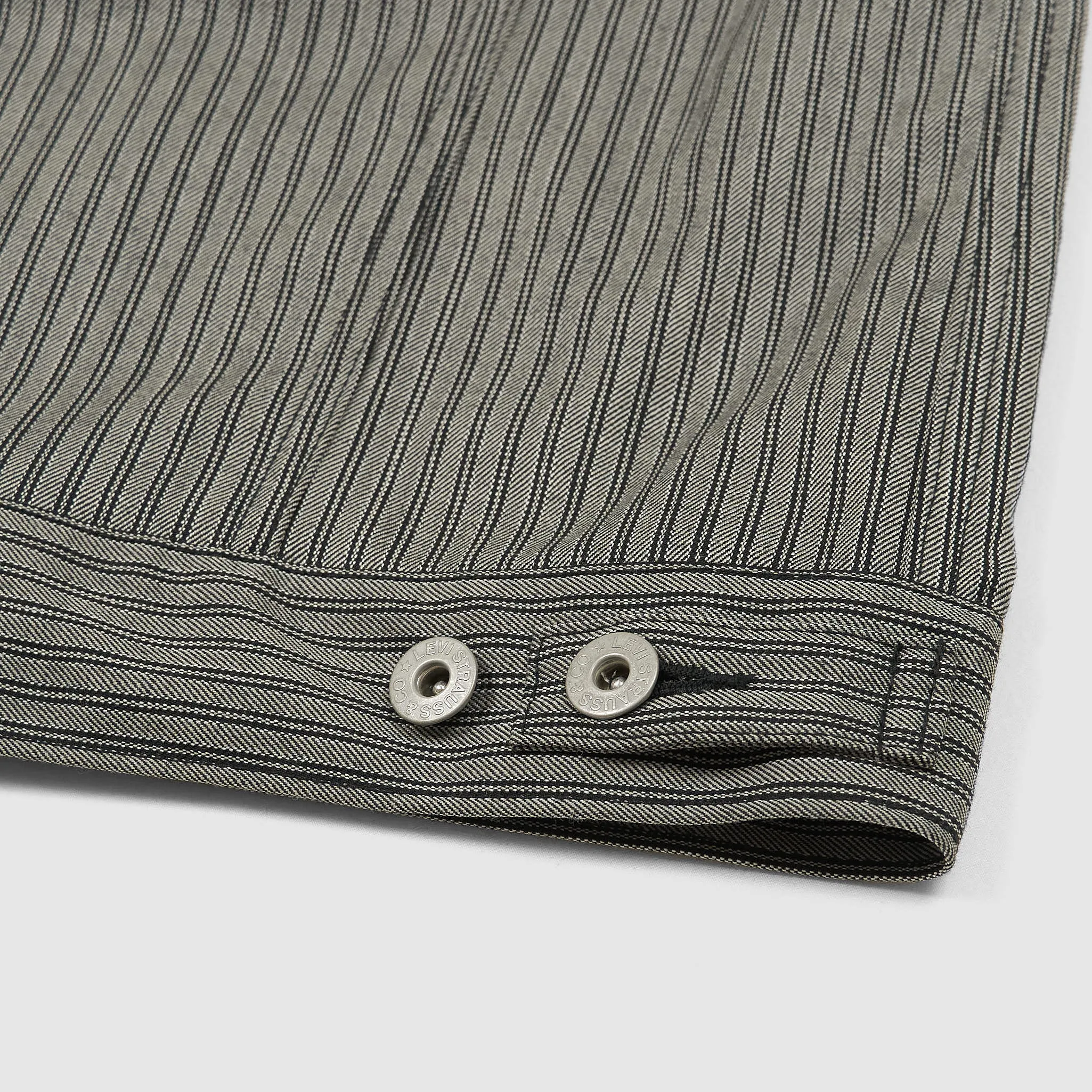 Junya Watanabe Man x Levi's® striped Type 3 Inspired Jeans Jacket