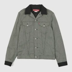 Junya Watanabe Man x Levi's® striped Type 3 Inspired Jeans Jacket