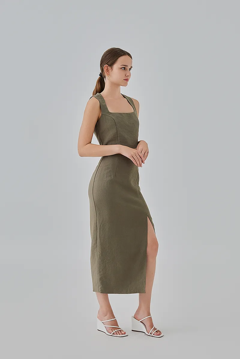 Kaeli Front Slit Pencil Skirt