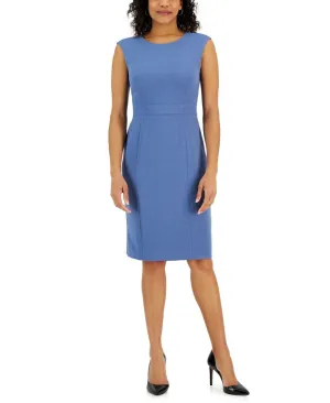 Kasper Womens Petite Sleeveless Sheath Dress 10870738