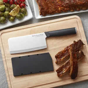 KitchenAid Classic Cleaver Knife, 6-Inch, Black