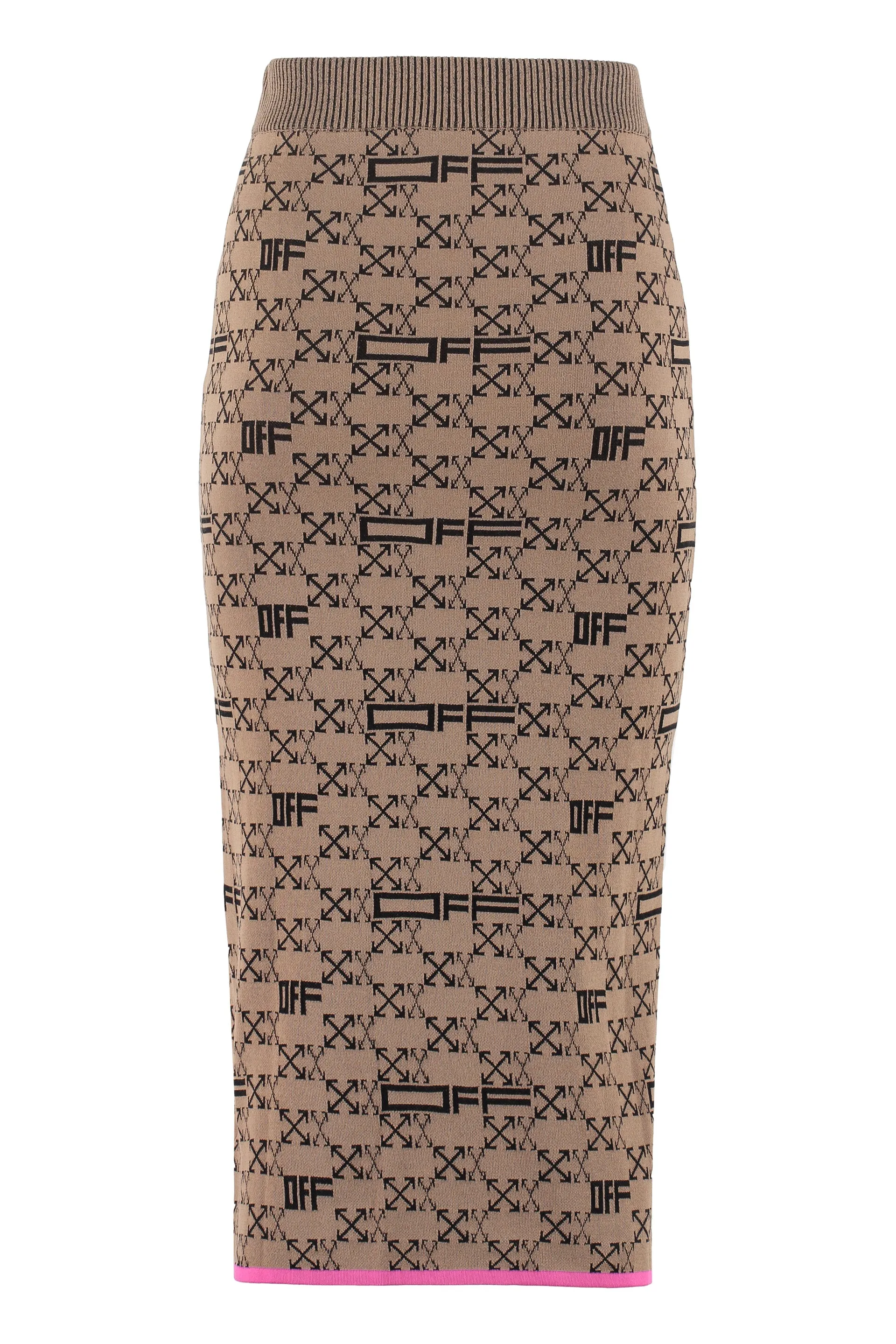 Knit pencil skirt