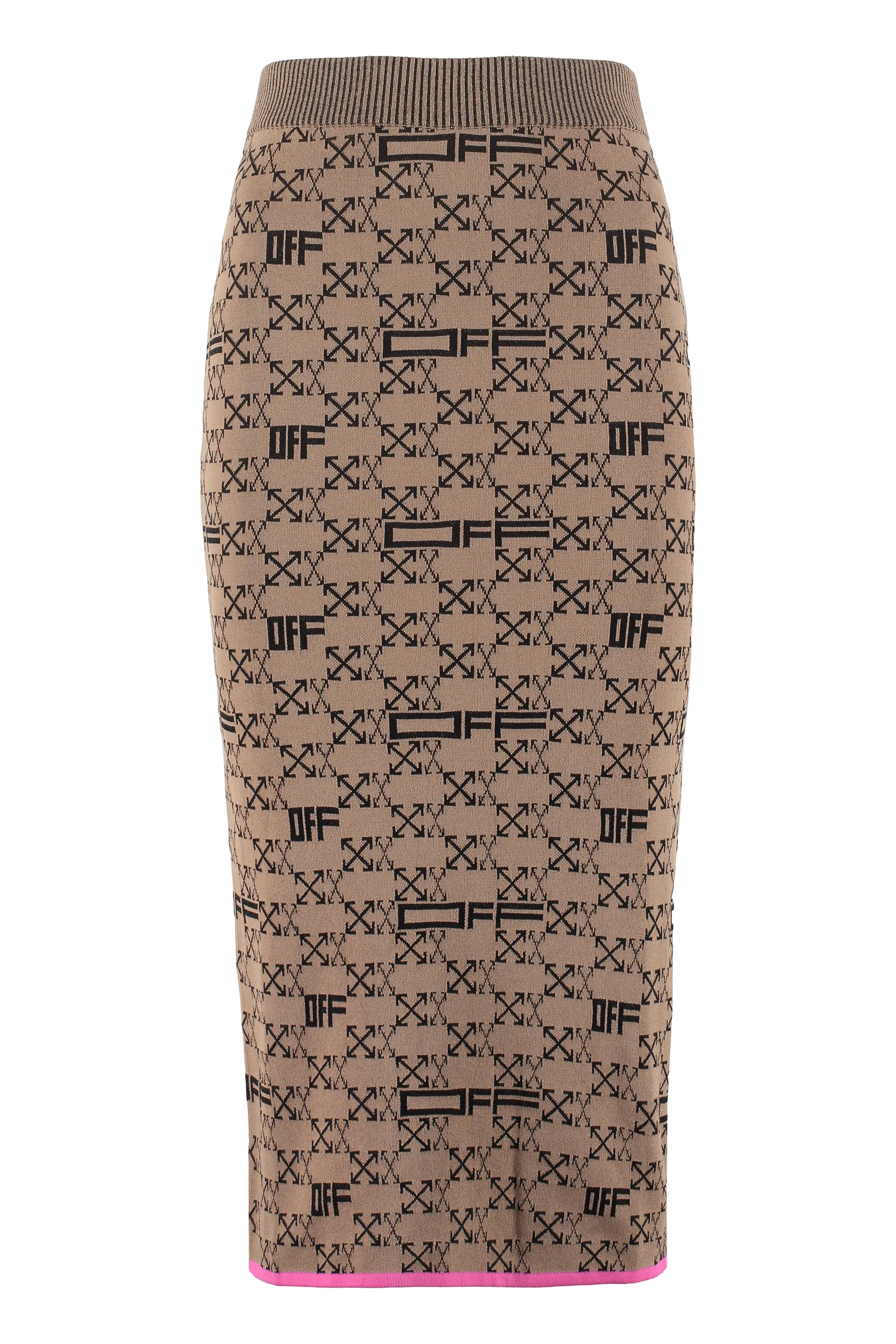 Knit pencil skirt