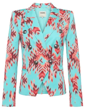 L'Agence Marie Slim-Fit Double Breasted Blazer
