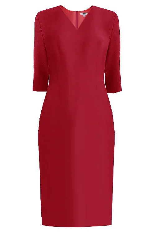 Lausanne Sheath Dress with 3/4 Sleeves