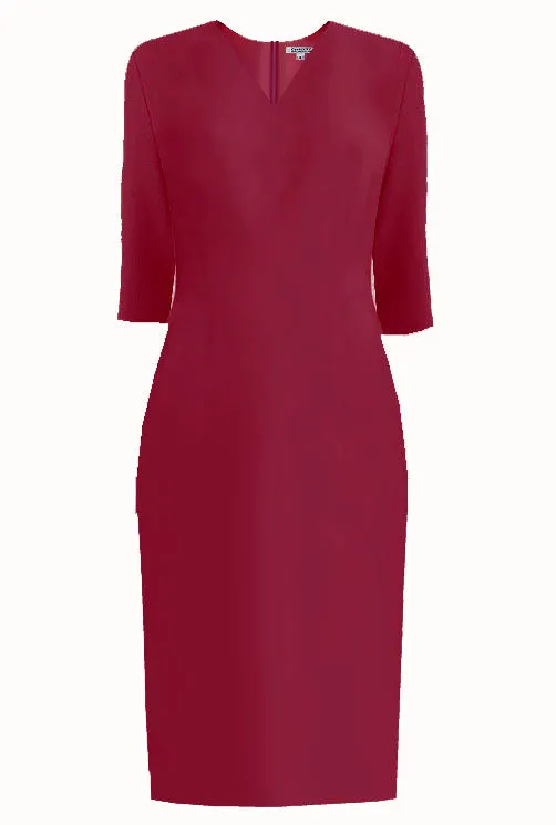 Lausanne Sheath Dress with 3/4 Sleeves