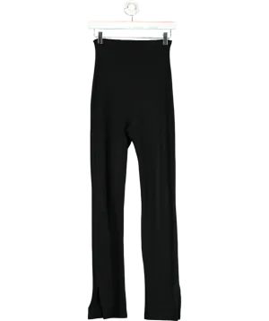 Leset Black High Waist Split Hem Pant UK XS
