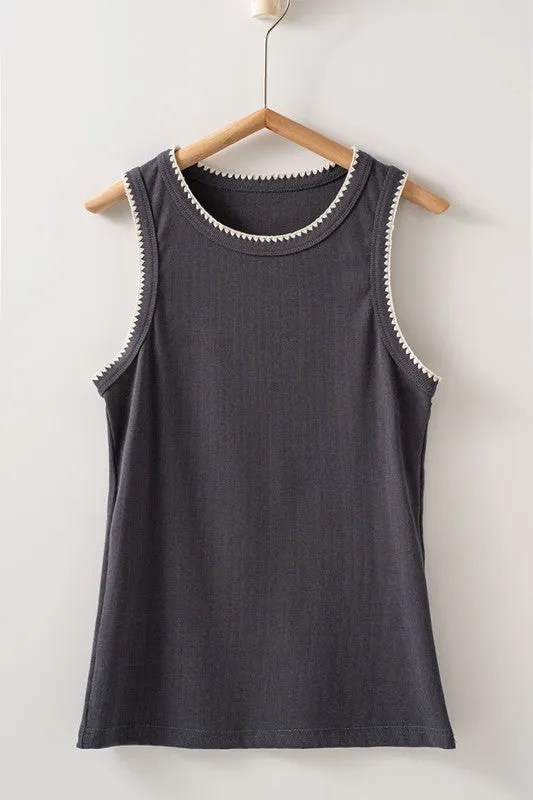 Luxe Feel Knit Tank Top (3 Color Ways)
