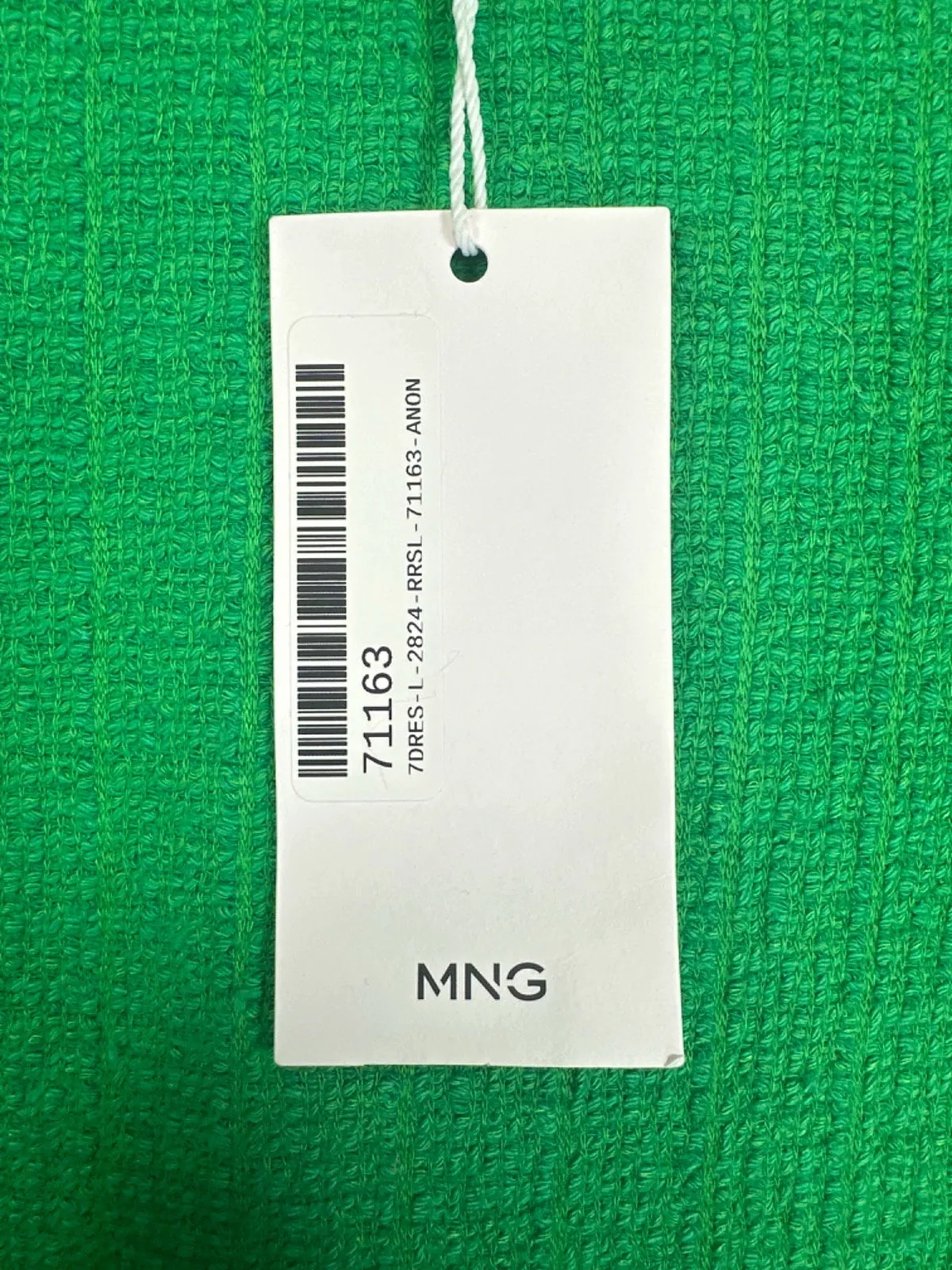 Mango Green Sleeveless Shift Dress UK 8