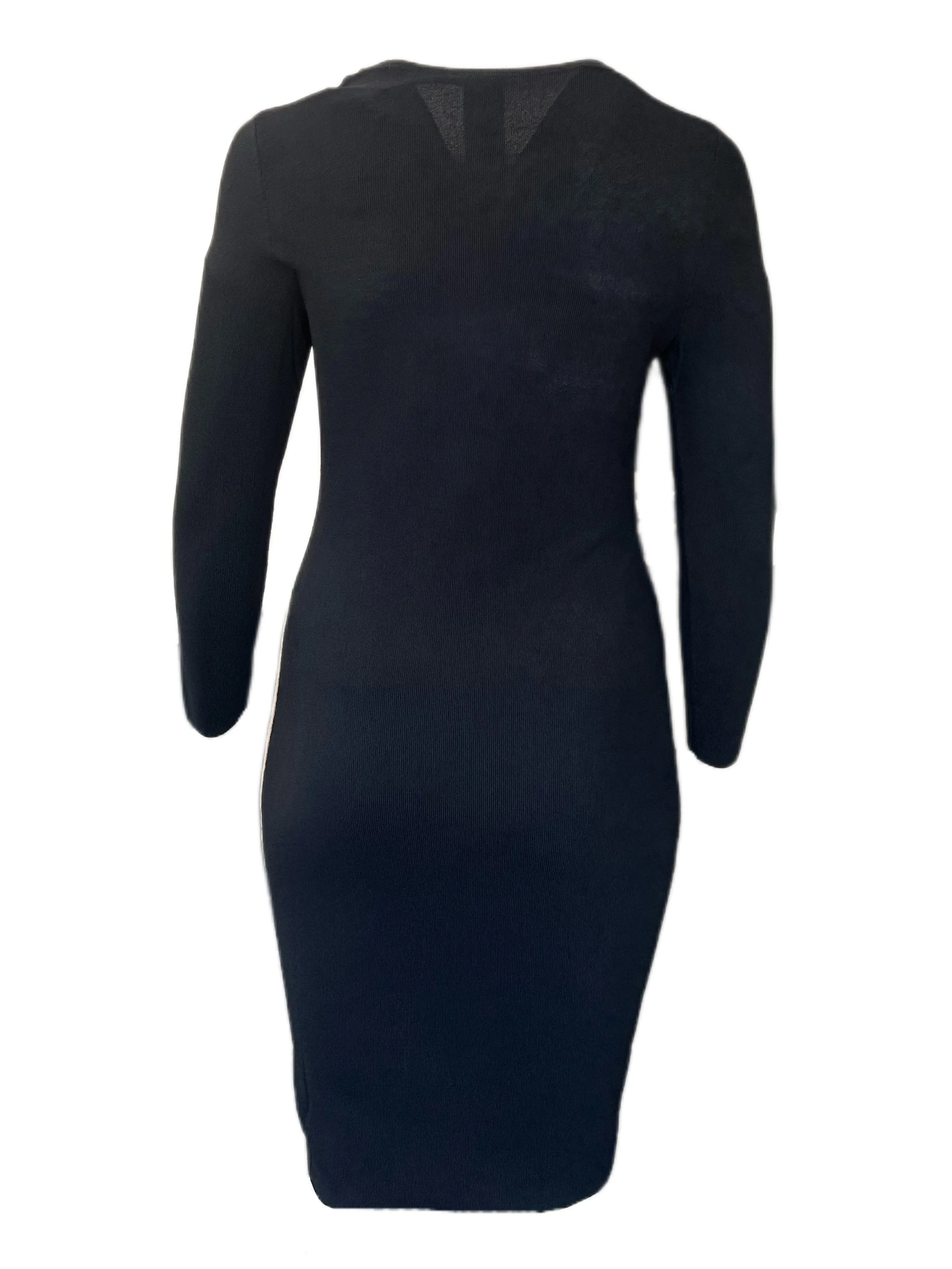 Marina Rinaldi Women's Black Gazzella Shift Dress NWT