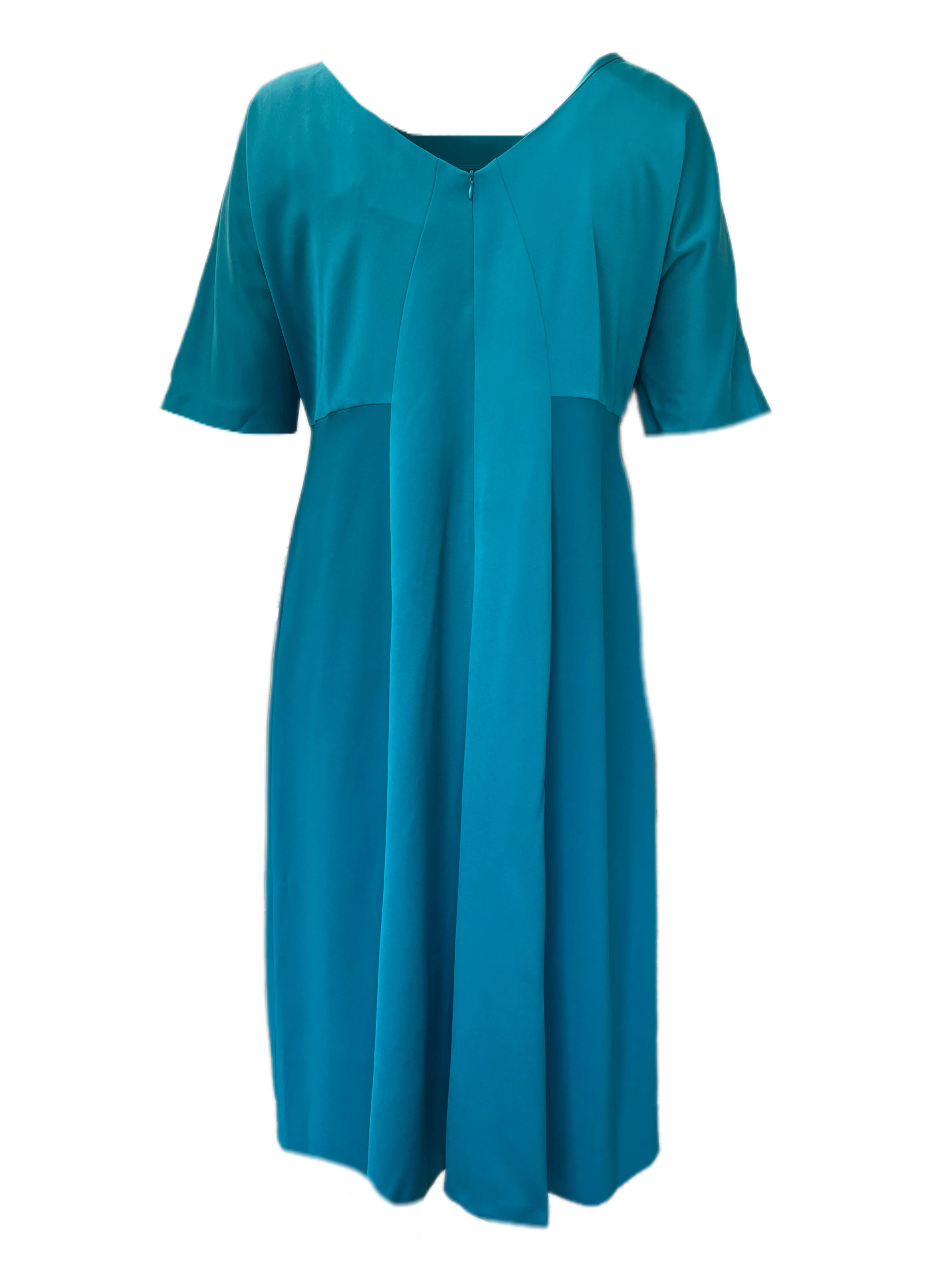 Marina Rinaldi Women's Green Dolmen Shift Dress NWT